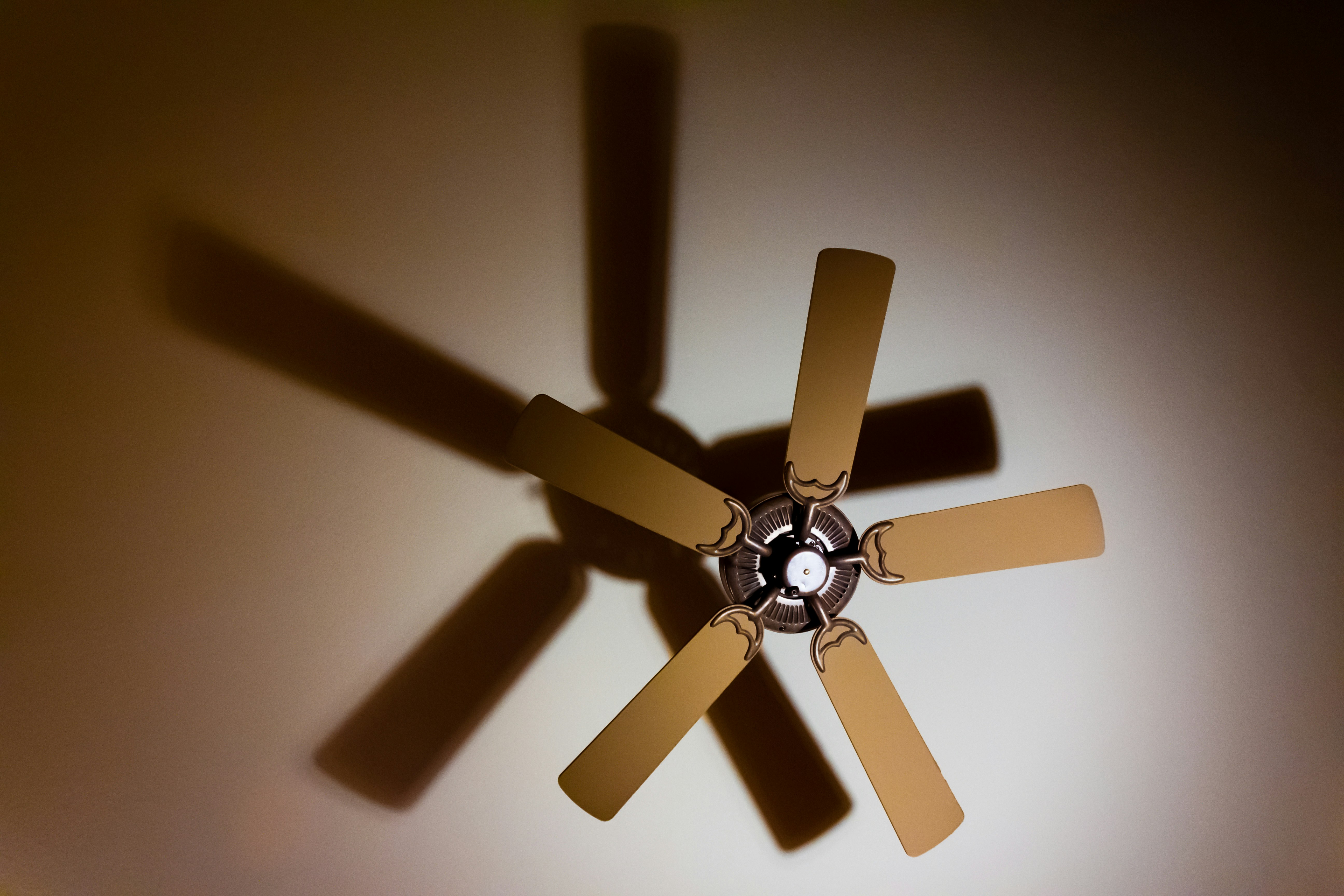Ceiling fan installation in a San Antonio luxury home